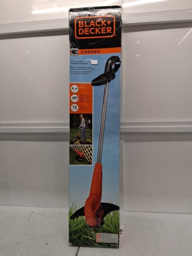 BLACK + DECKER 2-IN-1 CORDed STRING TRIMMER AND EDGER KIT- 13" CUT SWATH - orange/black (MODEL: st7700) image 2