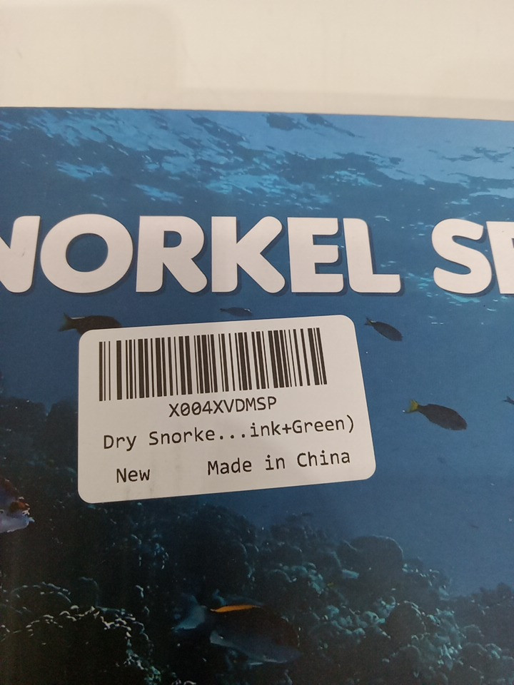 4pc solava Snorkeling/ scuba diving Gear for Adults with nose cover- pink/green image 4