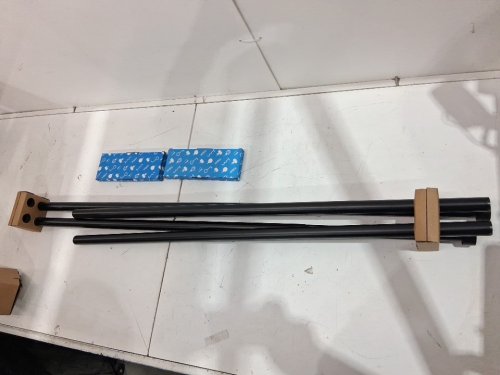 2pk Umbra Curtain Rod - 42" - 108" - black - (model:1881747) image 3