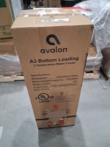AVALON A3 3 Temperature BOTTOM LOADING SELF CLEANING ELECTRIC WATER COOLER - BLACK (MODEL: A3BLOZONEWTRCLR/A3BLK) image 3