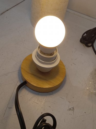 2PK SEENSINY ROUND Small Bedside Table Lamp - BEIGE  (MODEL:tl02) image 4