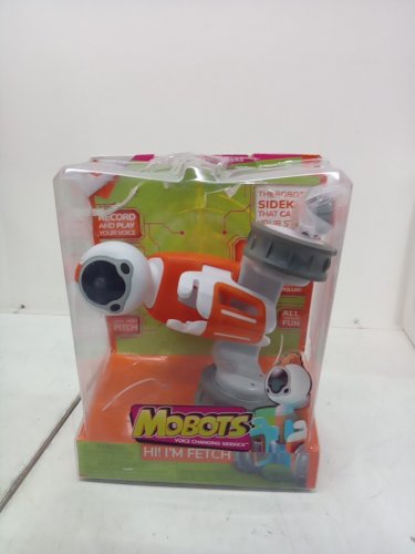 MOBOTS HI IM FETCH Remote Control Record and Talking Robot - orange image 2