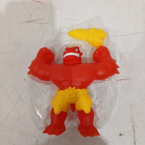 Heroes of Goo Jit Zu Meteor Madness Stretchy Action Figure with Unique Scrunchy Goo -Blazagon - red/yellow image 2