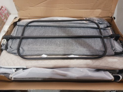 Jestonten 3-in-1 baby bassinet with wheels and soft mattress - 22" x 36" x 33" - grey (model: JJ001) image 5