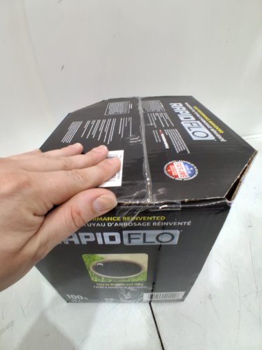 RAPID FLO COMPACT KINK RESISTANT GARDEN HOSE - 100FT - 5/8" - BLACK (MODEL: 1845730) image 3