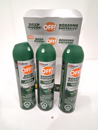 3PK OFF! Deep Woods INSECT Repellent long lasting protection - 255G each (model: 1191135) image 2