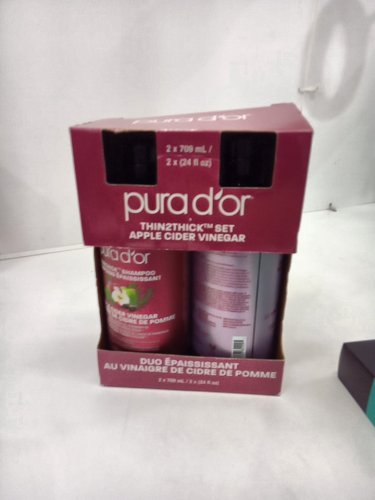 2PC PURA D'OR THIN2THICK APPLE CIDER VINEGAR SET - 709ML/EACH image 2