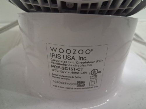 IRIS Woozoo 5-Speed OSCILLATING Globe Fan - 82FT RANGE - WHITE (Model: PCF-SC15T-CT/2354207) image 5