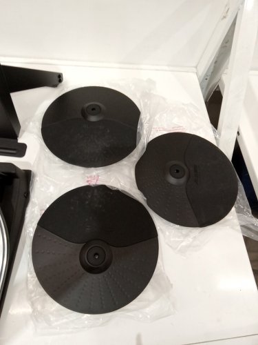 8pc Alesis Nitro MAX Bluetooth Electric Drum Kit with Quiet Mesh Pads - BLACK (MODEL: NITROMAXKITXUS) image 9