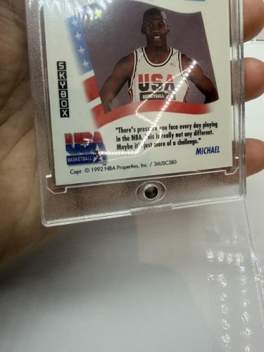 SKYBOX MICHAEL JORDAN BARCELONA 1992 OLYMPICS USA BASKETBALL TEAM CARD #534 image 6