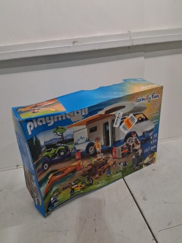 137pc playmobil mega camping buiding set (model: 9318) image 2
