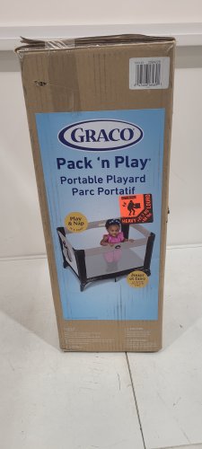GRACO PACK N' PLAY PORTABLE FOLDABLE PLAYARD - OAKLEY BLACK/WHITE (MODEL: 2084226) image 5