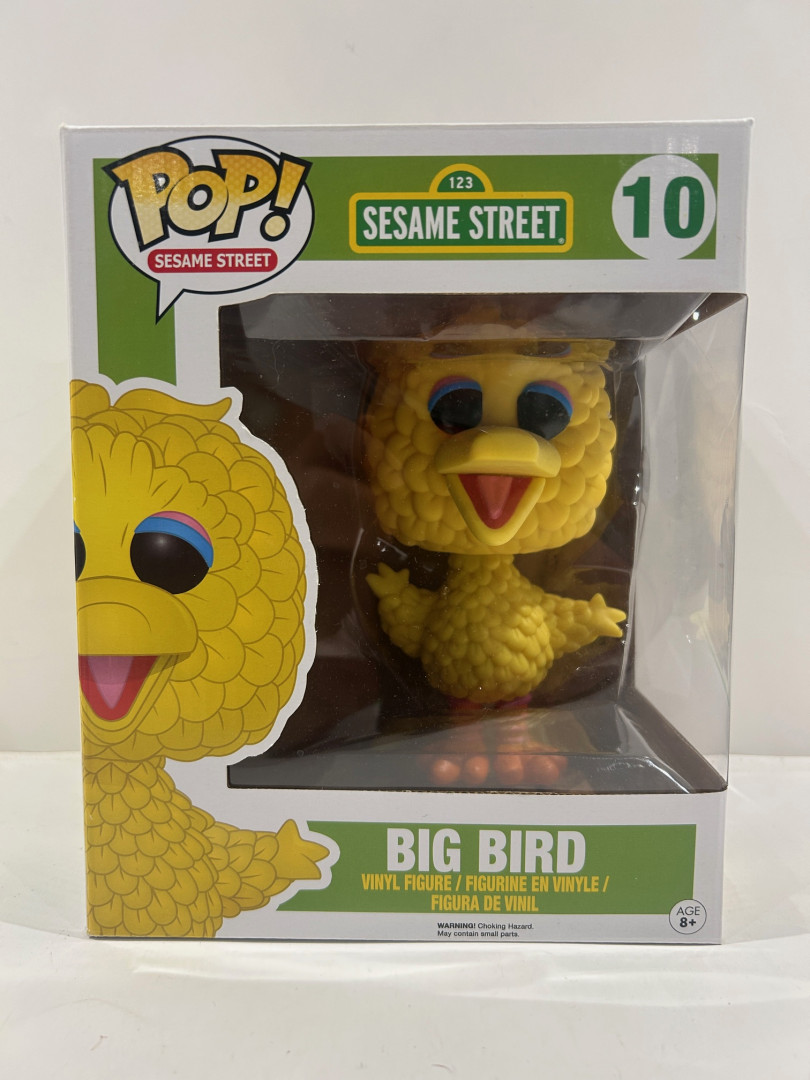 Funko pop! **6 inch super pop** sesame street: 123 Sesame Street - big bird vinyl figure (#10) image 3