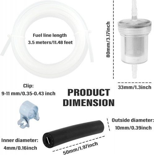 iolory Diesel Heater Fuel Line Replacement Repair Kit (Model: 89031118) image 2