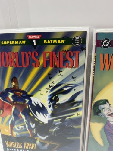 COMPLETE SET 1-3 SUPERMAN BATMAN WORLD'S FINEST COMIC BOOKS image 3