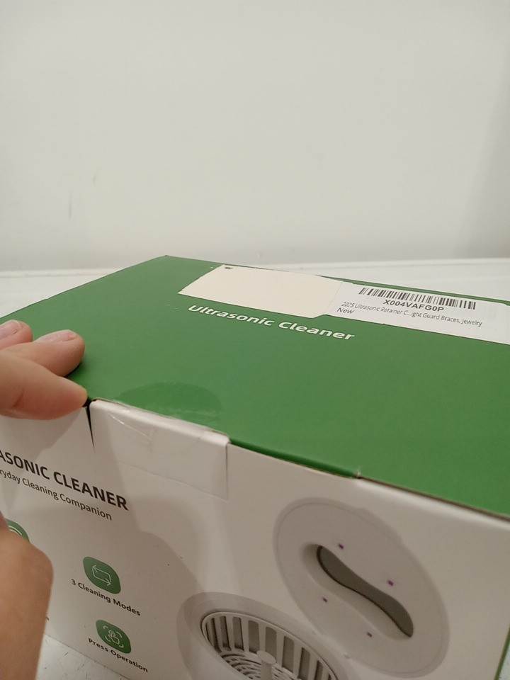 ultrasonic Cleaner Machine - 45000hz - 200ml - white - (model:	‎JX-580PRO) image 3