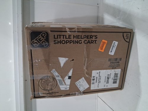 Step2 Little Helper's pretend play plastic Shopping Cart - ages 2+ - Blue (model: 700500) image 2