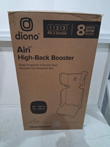 DIONO AIRI HIGH BACK BOOSTER CAR SEAT - 40LBS TO 120LBS - PINK COTTON CANDY (MODEL: 55001-NA-01) image 2