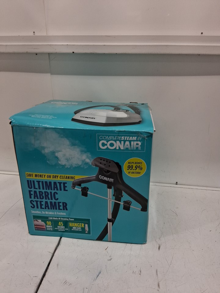 CONAIR UPRIGHT FABRIC ULTIMATE GARMENT CLOTHING STEAMER WITH MICROBAN - SILVER (MODEL: GS28NXC) image 2