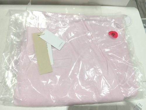 EVER NEW wide leg posey linen pant - size 8 - CANDY HEARTS pink (style: PA5258) image 2