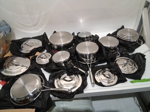 Lagostina Napoli Commercial Cookware Set - 13PC - stainless steel (model:  1153295) image 5