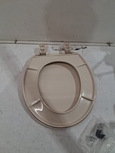 Bemis Economy Plastic Round Toilet Seat - 16.5" - Bone (MODEL: 730SLEC-006) image 4