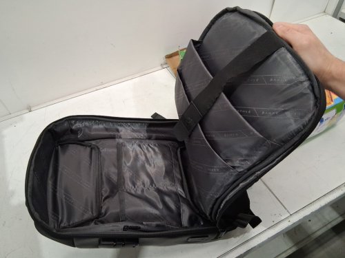 BANGE GENUINE LEATHER LAPTOP ANTI-THEFT BACKPACK WITH TSA-APPROVED LOCK - 18.9" X 12" X 5.5" - fits 15.6" laptops - BLACK (MODEL: 7216) image 6