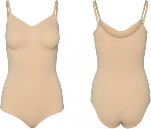 WOMEN'S Vero Moda Silla Brief Bodystocking - MEDIUM/LARGE - White Pepper - (Style: 10299435) image 2