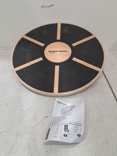 Amazon Basics Wood Wobble Balance Trainer Board - 15.5" - black (model: IR97339-BK) image 2