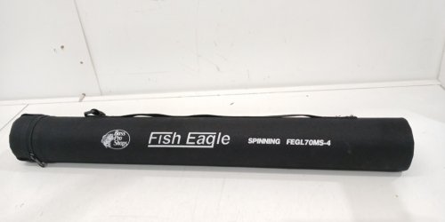 BPS fish eagle spinning travel rod case - 24" - Black(model: fegl70ms-4) image 2