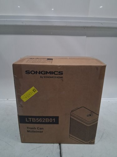SONGMICS Bathroom pedal Trash Can with lid - 10L - ink black (model: ltb562b01) image 2