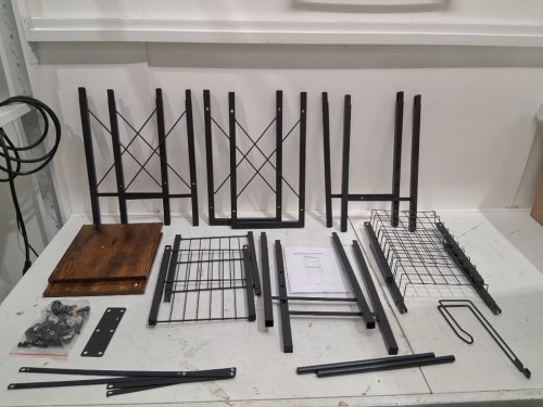kalrin over the toilet rack - 17.1" x 12.4" x 6.7" - Black (model : Hst-01) image 4