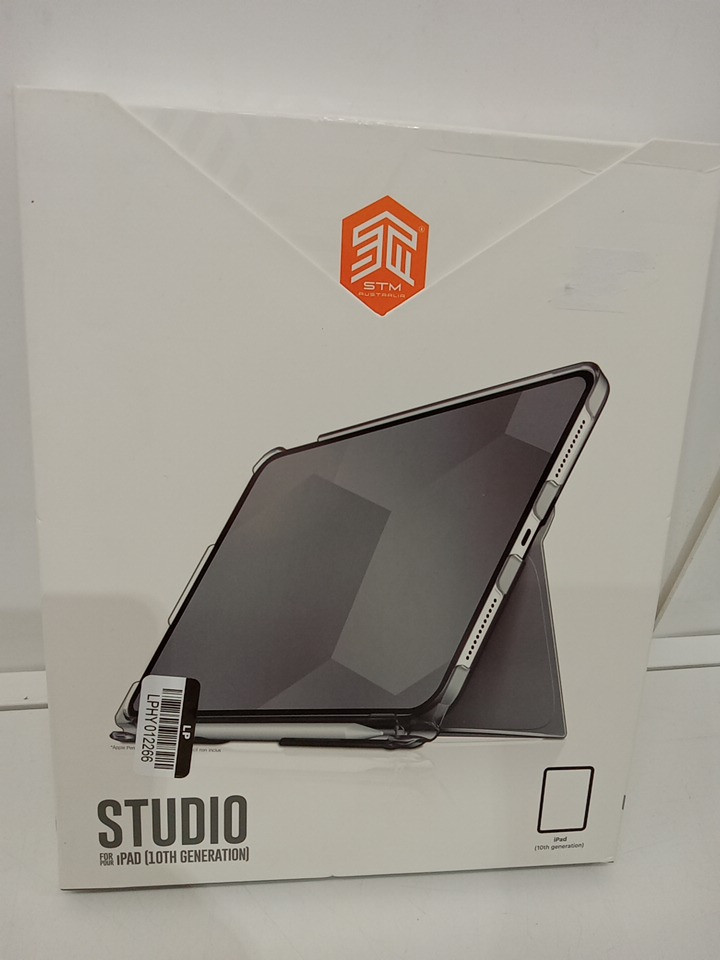 STM The Smarter Case Studio Lightweight protective case with stylus storage for ipad 10th gen - Grey image 2