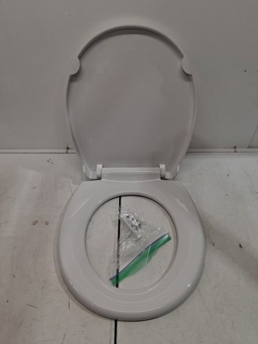 garvee Round Toilet Seat with Slow Soft Close - 17" - white (model: pho_161czrq9) image 2