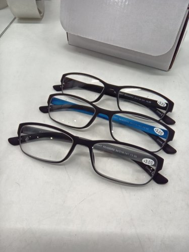 2PK UNISEX sav eyewear flex light readers +3.00 - assorted colours image 3