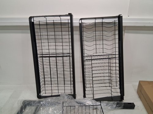 Majalis Stainless Steel Over The Sink Dish Drainer - Black (Model: SGE- 3088-CA) image 4