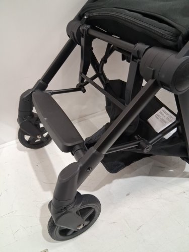 Mompush Lithe V2 Lightweight Stroller with Cup Holder and Rain cover - BLACK (model: T3500M) image 11