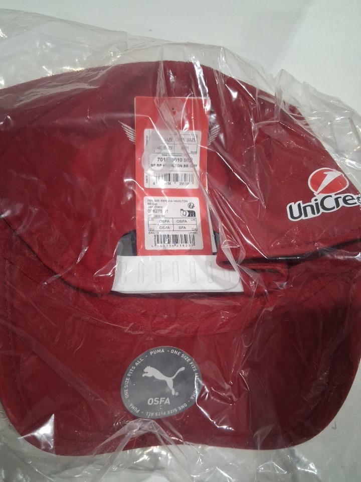 unisex puma ferrari replica hamilton baseball cap - one size fit the most - dark cherry - (style: 026275 01) image 4