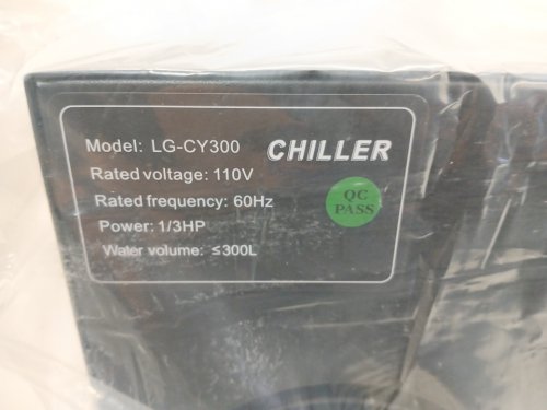 EONIX Ice Bath Water Chiller for Cold Plunge Tubs with led display and remote control - 1/3hp - black (model: lg-cy300) image 6