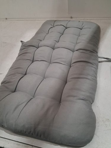 DVKPTBK Chair Cushion for 2/3 Seater Replacement Lounger Seat- 14" x 28" - Light Grey image 3