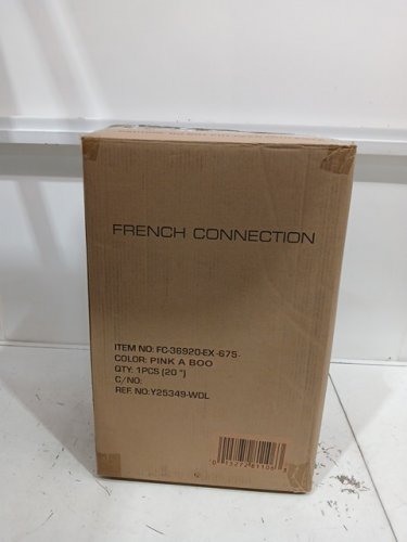 French connection usb cupholder carryon luggage - 15" x 22" - pink a boo - (model: FC-36920-EX-675) image 2