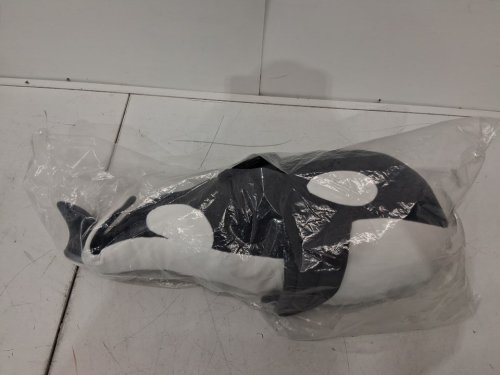 bukowski oreo the orca plush toy - 24" - black/white image 3