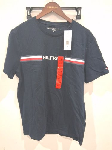 MEN'S TOMMY HILFIGER short sleeve logo tee shirt - XXL - navy (style: 4411941) image 2