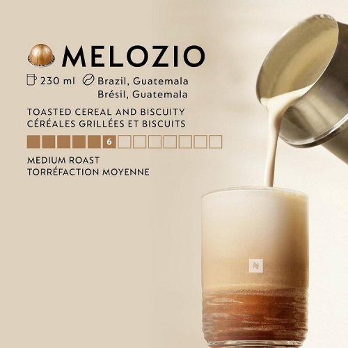 10pk Nespresso Vertuo Coffee Pods with pod recycling bag - Melozio - Toasted Cereal image 2