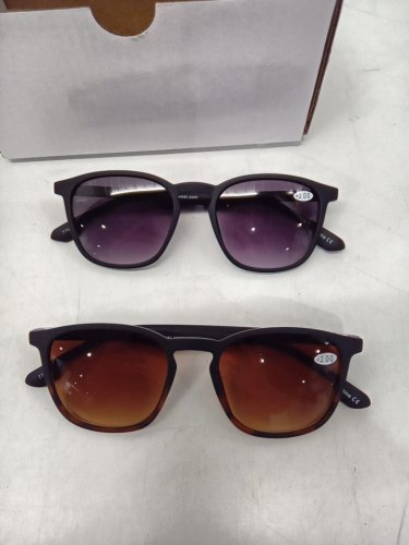 2PK UNISEX sav eyewear miami sun readers - +2.00- black frame image 2