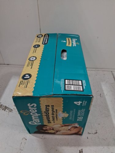 116PK PAMPERS SWADDLERS DISPOSABLE DIAPERS - SIZE 4 image 2