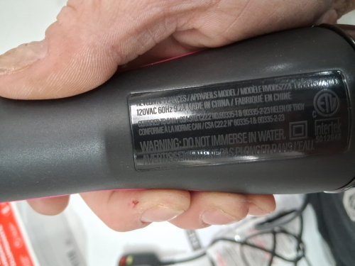 REVLON ONE-STEP CERAMIC HAIR DRYER & VOLUMIZER BRUSH - PINK/BLACK (MODEL: RVDR5222F) image 3