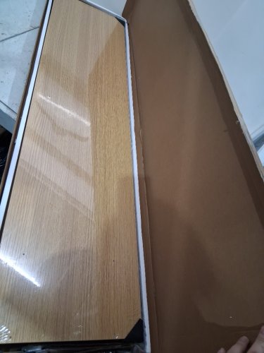 2pk Venusmiles Engineered Wood Floating Shelves - 24" x 12" - oak (model: 	B0FCY74SLP) image 3