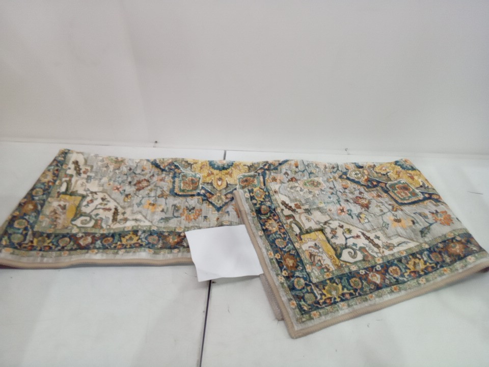 WASHLUXE MEDALLION PRINT AREA RUG - 2.25FT X 5FT - VINTAGE MULTI-COLOR (MODEL: TNC-26125) image 2