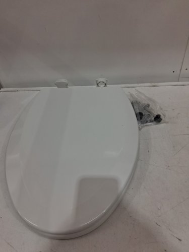 BEMIS slow close ELONGATED TOILET SEAT - 19" - WHITE (MODEL: 7300slec 000) image 3